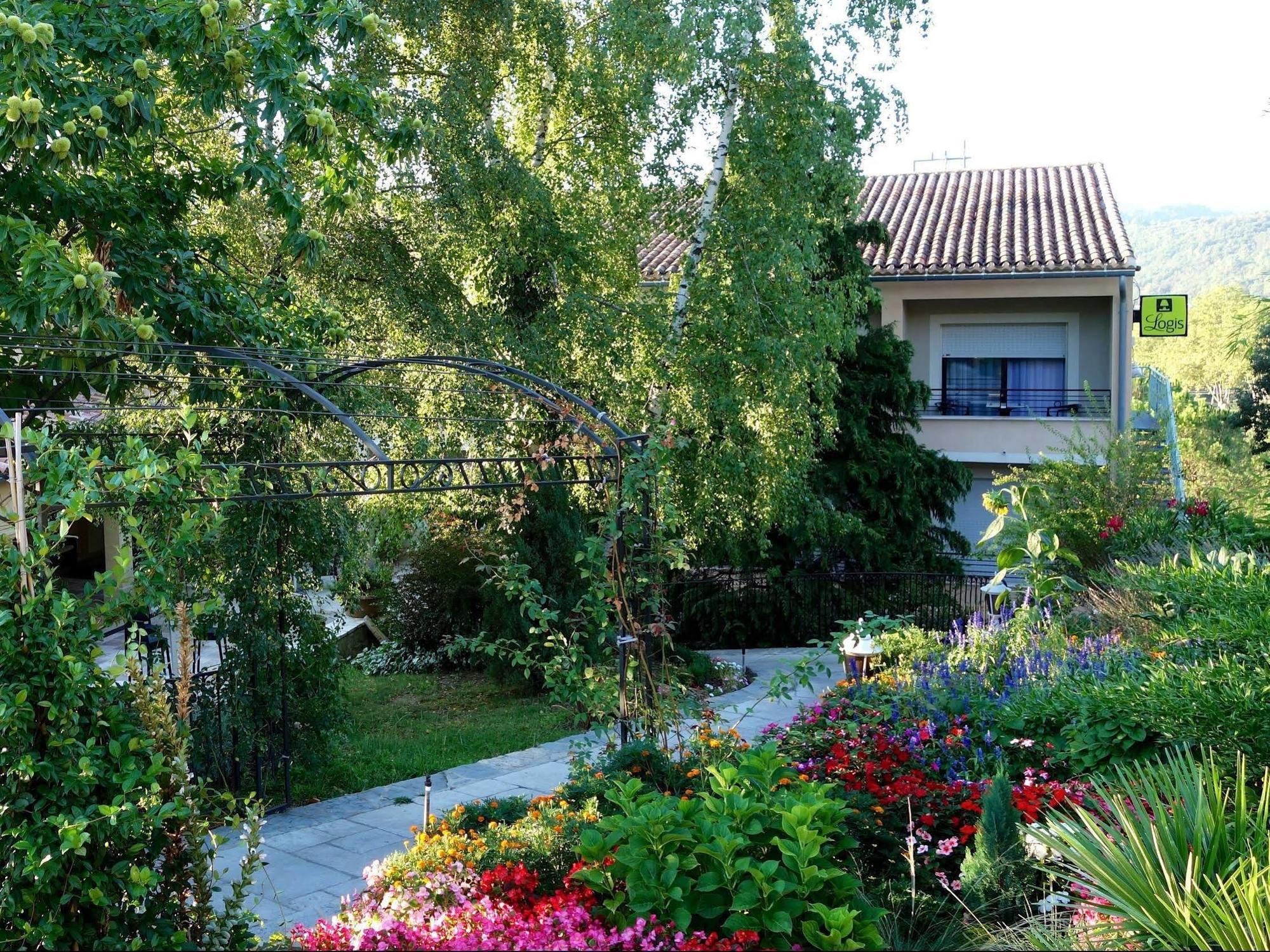 Logis Hotel La Porte des Cévennes Anduze Esterno foto